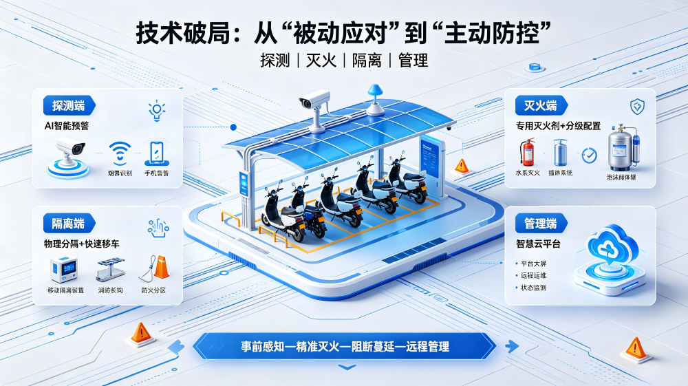 电动自行车棚火情频发：原因剖析与防控升级